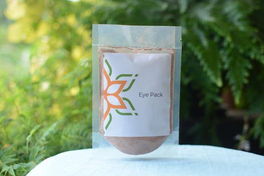 Under Eye Pack - contains Chakshusya herbs that vitalise Eyes 50 gms